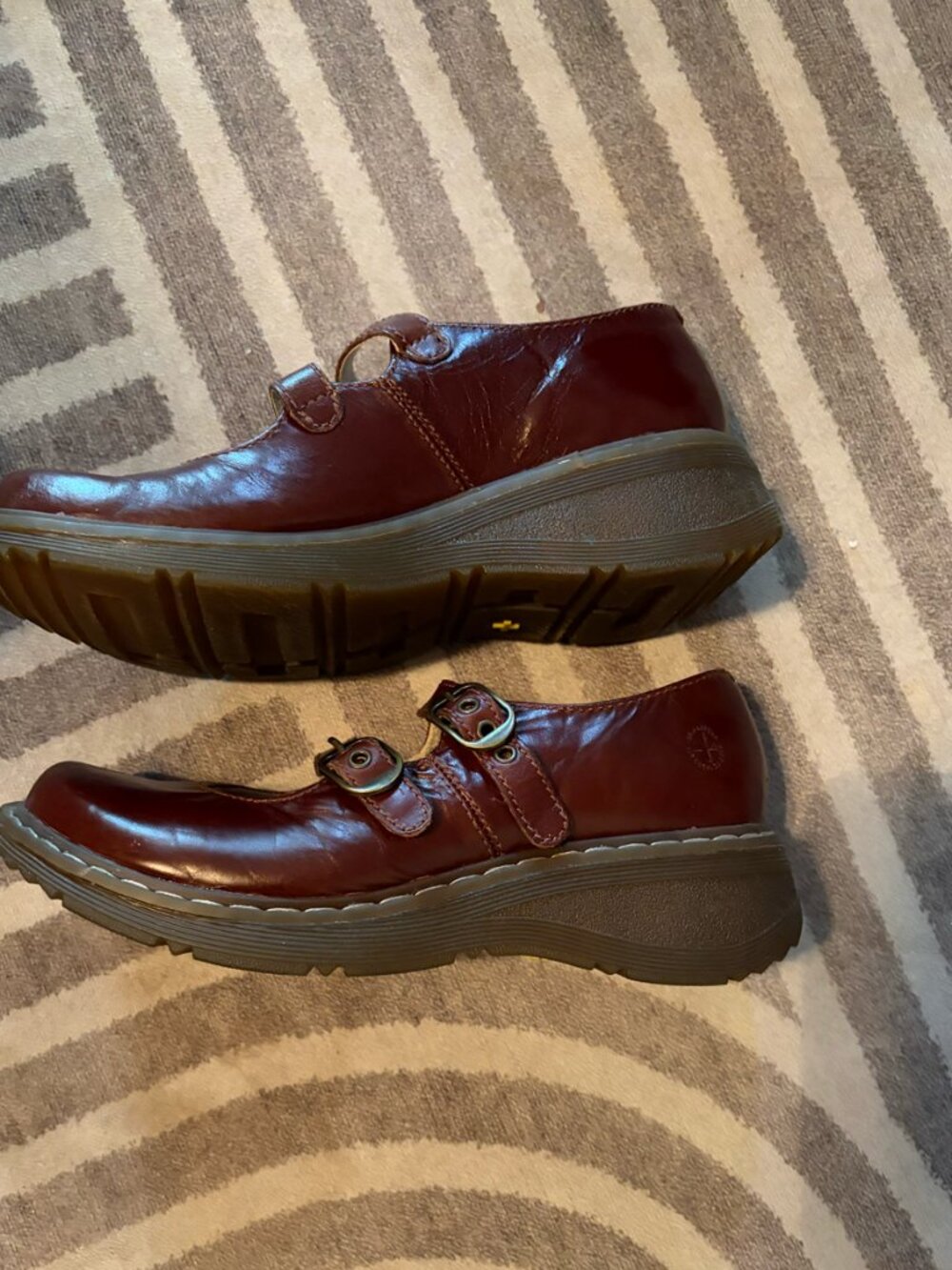 Dr. Martens Candie AW004 Vintage Y2K Double Strap Mary Jane Platform Shoes 8 - Picture 5 of 9